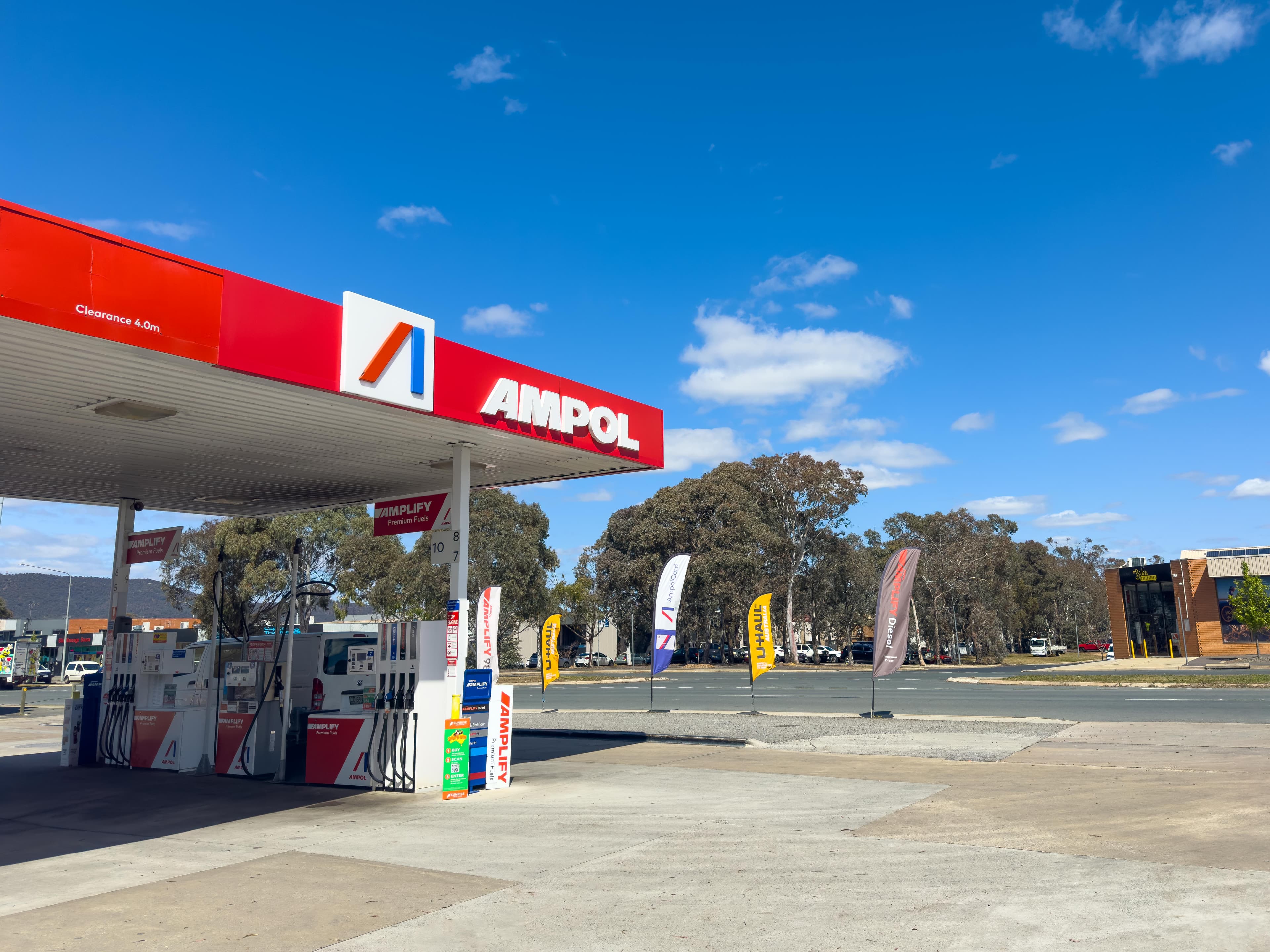 Wide view of Ampol Mitchell